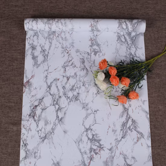 Marble Self Adhesive Wall Paper PVC Waterproof Wallpaper Home Decoration