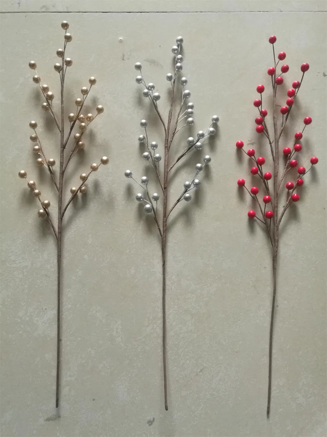 Wedding Christmas Berry Fruits Decoration Branch Picks Party Artificial Flower