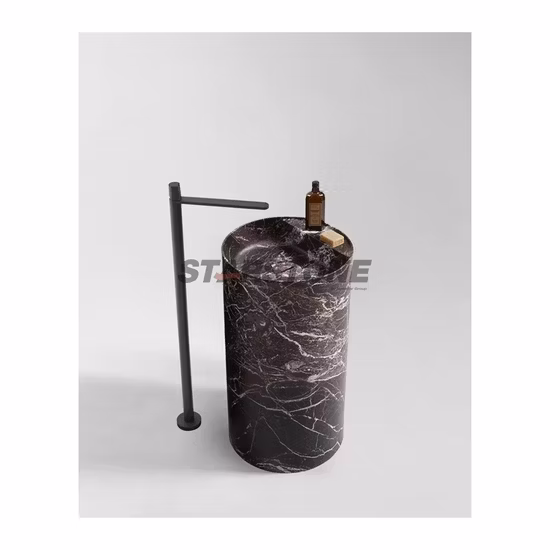 Lavandino del bagno per lavabo a doppia vasca personalizzato moderno italiano, resina acrilica profonda, pietra, marmo, superficie solida, lavabo per camera bianca, lavabo