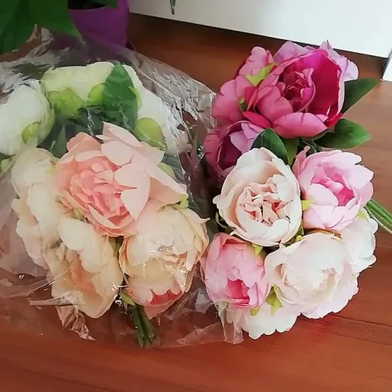 Fornitura del produttore Fiore di schiuma di gomma artificiale per la decorazione domestica di nozze