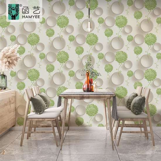 Rotolo di carta da parati Decorazione domestica Decorazione da parete in tessuto non tessuto in PVC Carta da parati 3D 4D Glitter di lusso in vendita