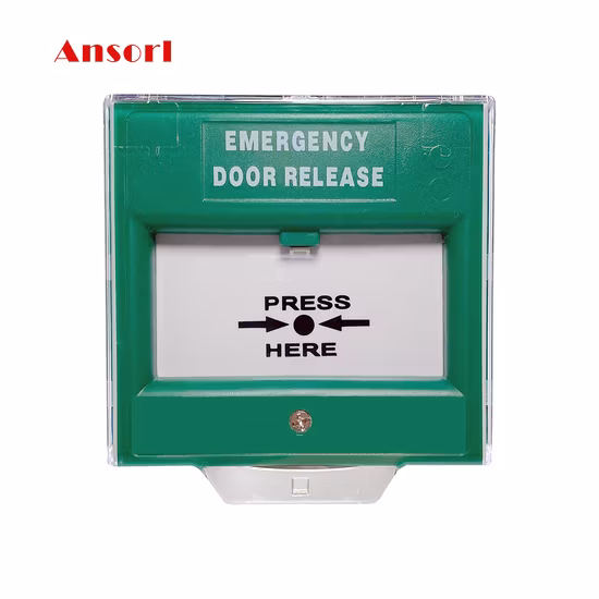 Pulsante ripristinabile per il rilascio della porta di emergenza