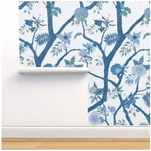 Decorazione domestica Carta da parati non tessuta in tessuto non tessuto a getto d'inchiostro bianco in vinile stampabile UV eco solvente per la stampa